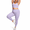Soft Lilac, variant on Women's Plus Size Sports Bra and Leggings Set, 2 Piece Workout Outfit, Criss Cross Back, High Waisted Yoga Activewear