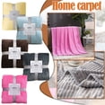 thumbnail image 4 of 27.6"x39" Super Soft 3D Ribbed Throw Blanket - Silky Flannel Small Blanket for Couch, Sofa & Bed, Lightweight All-Season Use, 4 of 4