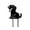 B, variant on Home Gifts Matoen Courtyard Stake Decoration Yard Garden Outdoor Metal Art Dog Silhouette Decoration Steel Dogs Statue Adorable ornament Gift