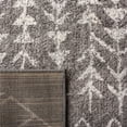thumbnail image 6 of SAFAVIEH Tulum Goddard Moroccan Geometric Runner, 2' x 6', Dark Grey/Ivory, 6 of 7
