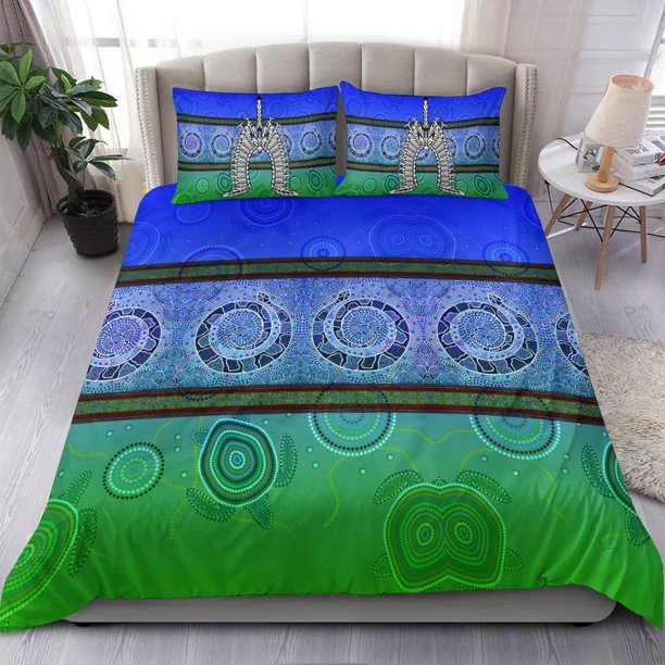 Juego de cama - Tortuga con motivos de serpiente máscara Dhari -