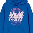 thumbnail image 2 of Scooby Doo Adventures Group Line Art Long Sleeve Royal Blue Women's Hooded Sweatshirt-XL, 2 of 4