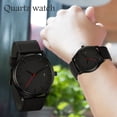 thumbnail image 5 of Men's Dress Wrist Quartz Watch with Black Leather Band - Men Business Waterproof Classic Casual Analog Watches Fashion Thin Case Wristwatch, 5 of 5