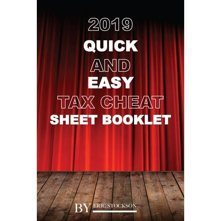 2019 Quick and Easy Tax Cheat Sheet Booklet - (Best Fantasy Football Cheat Sheets 2019)