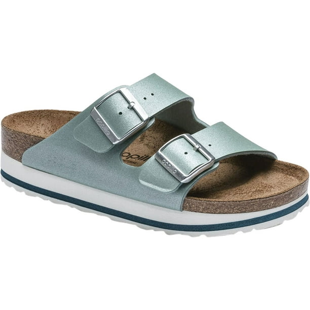 birkenstock icy metallic blue