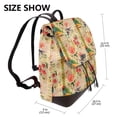 thumbnail image 2 of Disketp Vintage Bird Mochila de Cuero para Mujer, Bolso de Espalda Antirrobo con Estilo para Viaje, Trabajo y Uso Diario, 2 of 4