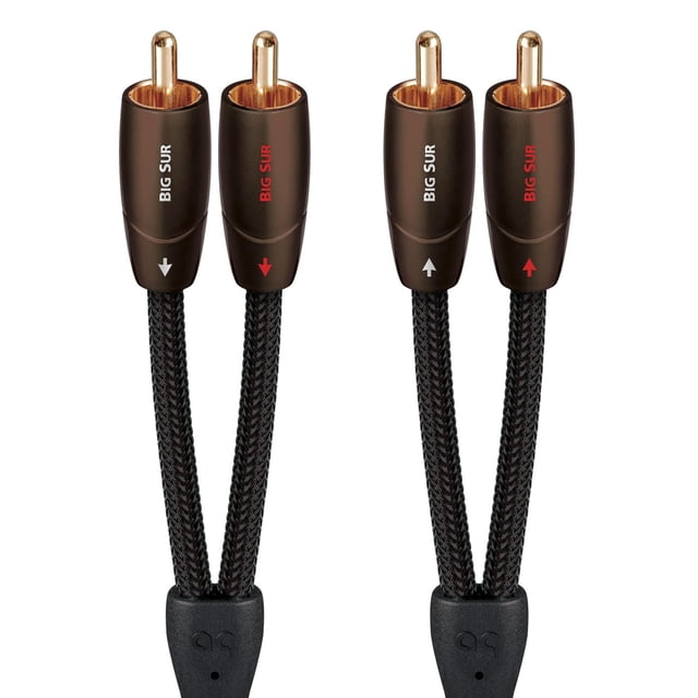 Cable estéreo AudioQuest Big Sur de 1 m RCA a RCA