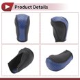 thumbnail image 4 of Cubierta de pomo de cambio de marcha antideslizante Unique Bargains para Mazda CX-5 2013-2014, protector de manija de cambio azul de cuero sintético, 4 of 7