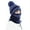 Dark Blue, variant on Walbest 3Pcs/set Winter Women Thicken Warm Knitted Pompom Beanie Hat Cap Scarf Face Mask Set Warm Ear Knitted Beanie Scarf & Warm Face Mask