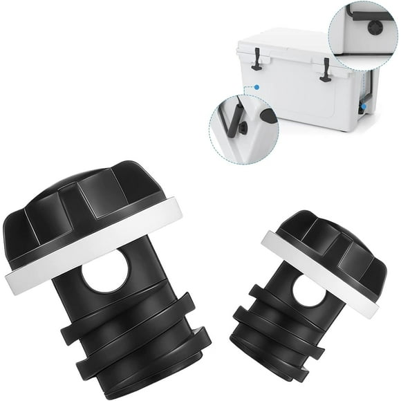 EcoNesxp Cooler Plug Replacement Accessories Cooler Drain Plugs Includes Most Major Brands Drain Plugs Compatible with Most Roto-Molded Coolers Yeti