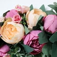 thumbnail image 5 of Artificial Wreath Door Threshold Flowers DIY Wedding Home Living Room Party Wall Decor Garland Gift Peony B, 5 of 6