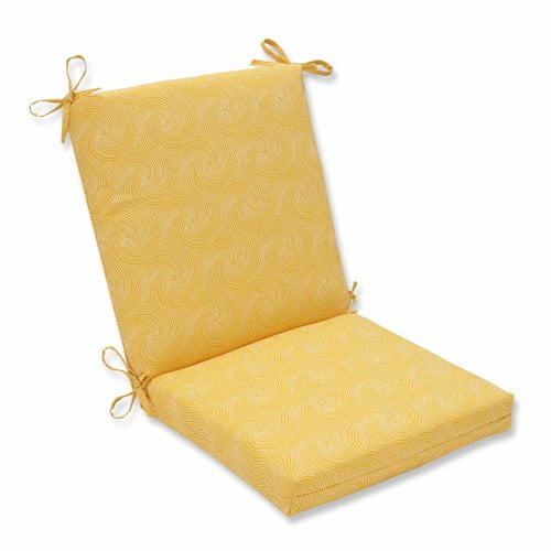 Pillow Perfect Outdoor/ Indoor Nabil Sunflower Squared Corners Chair