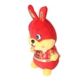thumbnail image 2 of Juguete de conejito de Año Nuevo,Conejito de peluche de Año Nuevo Juguete de conejito de peluche Juguete de conejito de peluche construido para durar, 2 of 8
