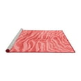 thumbnail image 2 of Ahgly Company Machine Washable Indoor Square Animal Red Modern Area Rugs, 3' Square, 2 of 4