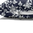 thumbnail image 4 of Navy Blue Pet Bed, Floral Arrangement Botanic Foliage Pattern Japanese Composition Eastern, Chew Resistant Pad for Dogs and Cats Cushion with Removable Cover, 24" x 39", Dark Blue White, by Ambesonne, 4 of 4