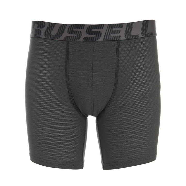 Russell Athletic Boys' Freshforce Odor Protection-Performance Boxer Brief  (4 Pack)