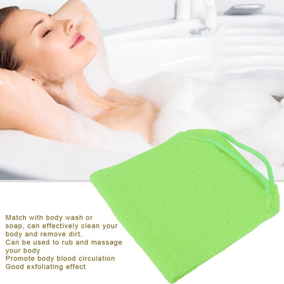 Tailla Exfoliante Segura, Toallita de Baño Exfoliante, Toallita de Ducha Elástica para Masaje