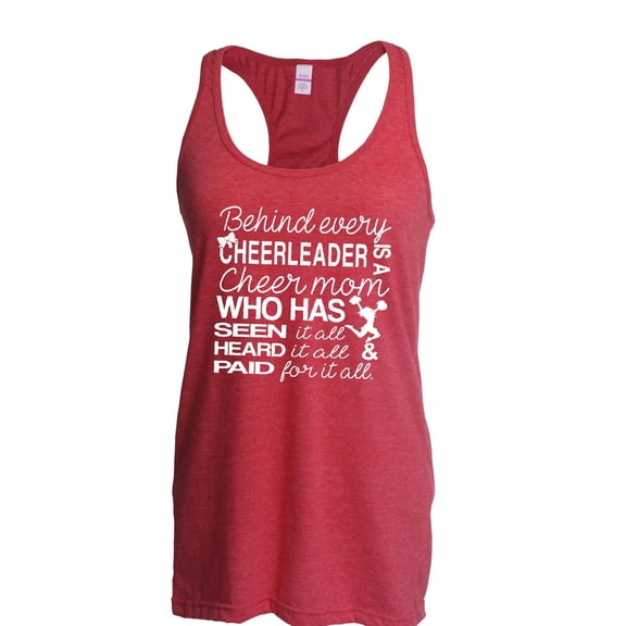 Women's Racerback Tank Top - Cheer Mom Cheerleader