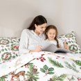 thumbnail image 5 of Castle Fairy 3-Piece Queen Size Comforter Set, Santa and Deer Christmas Print, 5 of 8