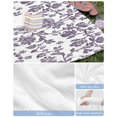 thumbnail image 6 of Purple Flower Beach Towels Oversized Super Absorbent, Vintage Farmhouse Boho Leaf Spring Plant Lightweight Bath Towel Quick Dry Sets For Bathroom/Pool/Rv Camping/Beach Play/Gym Room/Picnic 31"x62", 6 of 8