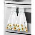 thumbnail image 2 of Accessories Kitchen Cloth Hanging Dishcloths Cloth Absorbent Supplies Bathroom Towel Hand Gift Snowman Truck Christmas, 2 of 7