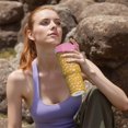 thumbnail image 6 of 30oz Handheld Travel Tumbler with Handle – Double Wall Stainless Steel Insulated Cup, Flip Straw Lid, Leak-Proof & BPA-Free for Hot and Cold Drinks – Durable Coffee & Juice Mug Pink, 6 of 7