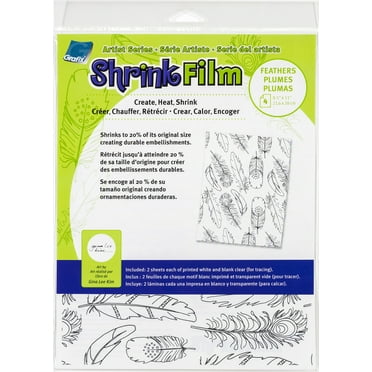 Grafix Printable Ink Jet Shrink Film, 6 Pack, White - Walmart.com