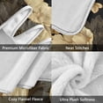 thumbnail image 3 of 50x60 inch Crystal Fleece & Arctic Fleece Blanket Soft Bed Throws for Home or Camping Elegant Beige Floral, 3 of 7