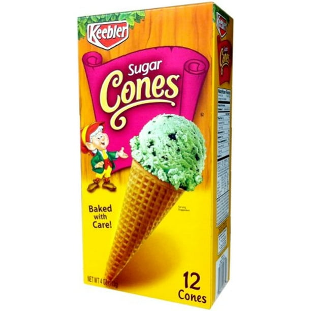 Keebler 12Count Sugar Cones 4Oz (3 Pack)