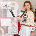 thumbnail image 6 of Xixirimido Yorkshire Terrier Paw Christmas Theme Pattern Half Zip Sweatshirt for Girls Long Sleeve Pullover Crop Tops with Pocket Kids Hoodie Fall Winter Clothes Size 11-12, 6 of 7