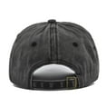 thumbnail image 4 of Tittly Baseball Cap Trucker Hat Mens And Womens Denim Retro Washed And Old Destroyed Cap Solid Color Baseball Cap Womens Baseball Caps Womens Baseball Caps Black One Size, 4 of 9