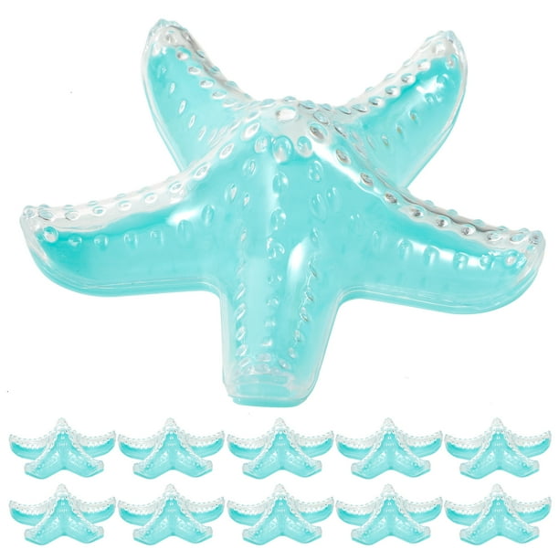 WORGEOUS Cajas de dulces en forma de estrella del mar de 10 piezas Caja de almacenamiento de azúcar Caja de envoltura de caramelo (color al azar)
