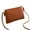Brown, variant on Eoperou Women Fashion Solid Color Leaf Zipper Shoulder Bag Crossbody Handbag Phone Pouch
