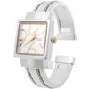 Geneva Platinum Women's Polished Square