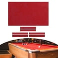 thumbnail image 2 of LOVIVER Nappe de Billard, Table, Snooker Jeu de Sport Intérieur avec Coussin 9 Pieds Rouge, 2 of 8