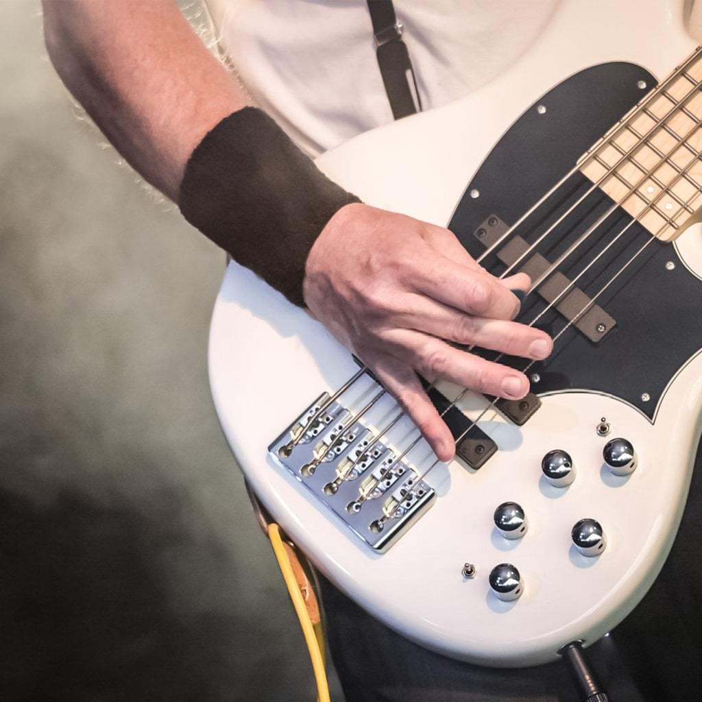 Electric Bass Fixed Bridge 6 String Double Channel Professional Bass Accessory Fixed Bridge Bass Guitar Part for Guitar