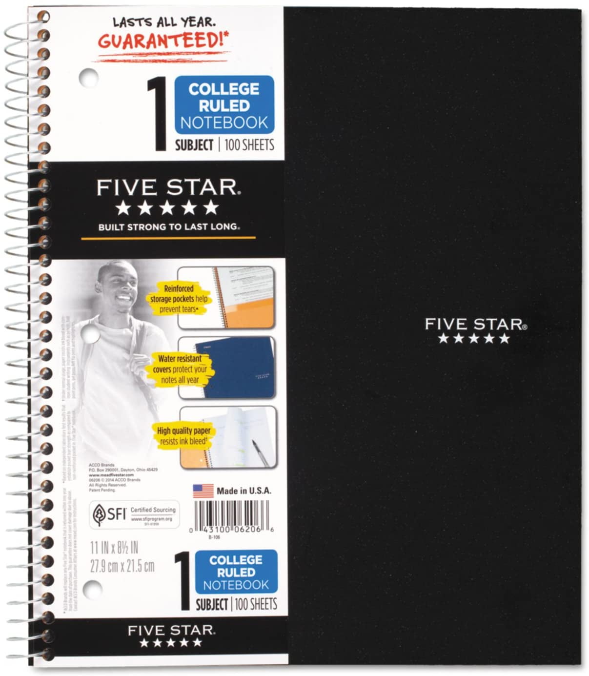 Mead Five Star Wirebound Notebooks (MEA06206) Walmart Canada