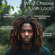 Lion Locs Hair & Scalp Growth Oil for Dreadlocks, Unisex