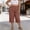 #026-Wine, variant on Cutuoiiu Plus Size Capri Pants for Women Casual Solid Color Elastic Waist Wide Leg with Pockets