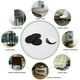 thumbnail image 3 of 8 piezas de almohadillas de fieltro redondas de 3/4" autoadhesivas para patas de muebles, color negro, 3 of 7