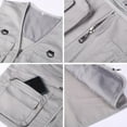 Shiiwada Denim Jackets For Men Cooler Vest Men Suede Leather Vest Men