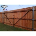 thumbnail image 6 of True Latch 10' Telescopic Gate Brace, Anti Sag Hardware Kit for Outdoor Wooden Fence Gates, Black, 6 of 6