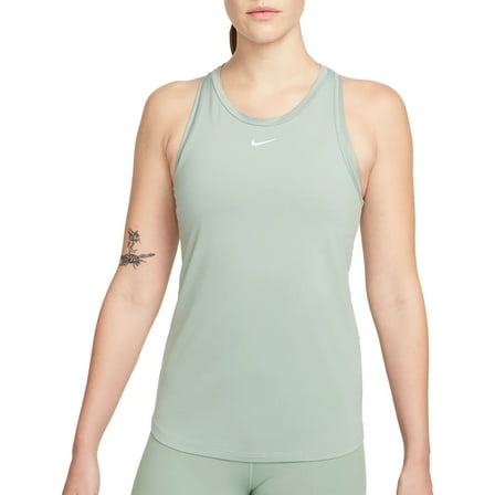 Nike Women's One Luxe Dri-FIT Tank Top- (Jade Smoke/ Reflect Silver, XX-Large)