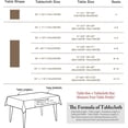 thumbnail image 3 of tablecloths Rectangular Rectangle Tablecloth Burlap Farmhouse Dining Table Cover Rustic Table Cloths Party Tablecloth Christmas Table Cloth (Rectangle/Oblong锛 x - Seats), 3 of 8