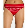 thumbnail image 6 of Holiday Time Women's Seamless Thong Panties, 3-Pack, Sizes S-2XL, 6 of 6
