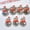 Snowman, variant on 20Pcs Christmas Resin Slime Charms for Craft, Santa Snowman Tree Bell Deer Charm Miniature Ornaments for Scrapbooking DIY Craft Making Christmas Decorations