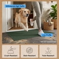 thumbnail image 6 of GORILLA GRIP HydroAbsorb Doormat, Indoor Outdoor Rubber Backed Weather Mat, 35x23, Green, 6 of 10