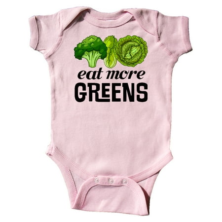 

Inktastic Eat More Greens Broccoli Cabbage Gift Baby Boy or Baby Girl Bodysuit