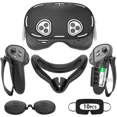 thumbnail image 1 of Silicone Cover Set Compatible with Oculus/Meta Quest 3S, VR Accessories for Meta Quest 3S, Protective Cover Set Includes Controller Grip Cover, Face Cover, VR Shell Cover, 1 of 6