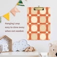 thumbnail image 4 of FORMRS Acrylic Clipboard with Low Profile Clip Standard A4 Letter Size, 12.5" x 9", Beige Geometric, 4 of 8